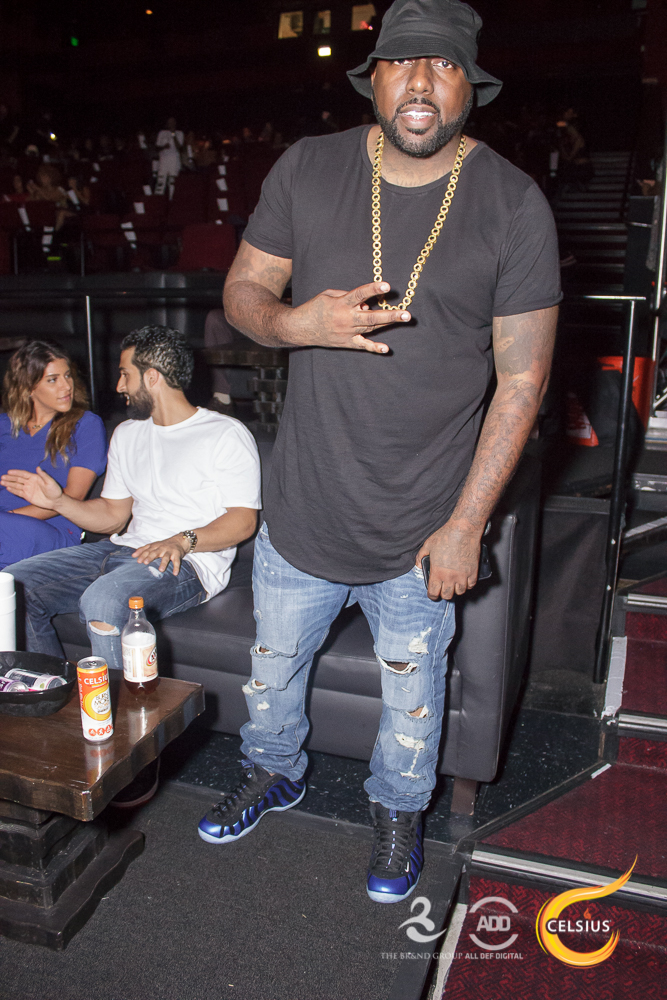 Trae Tha Truth took a break from his charity work to enjoy himself in VIP.
