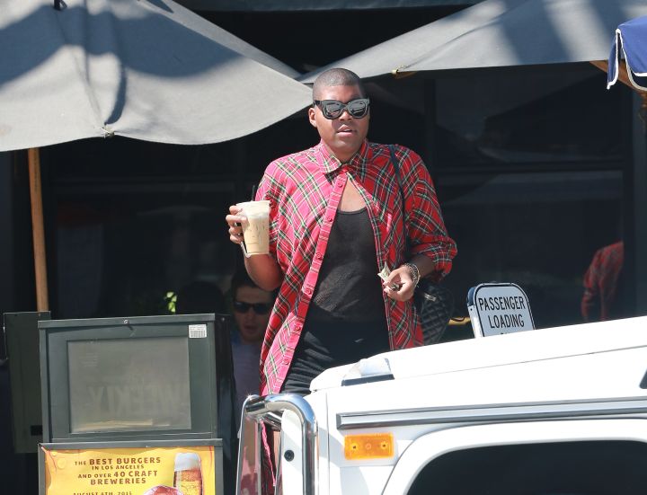 EJ Johnson grabbed some coffee in L.A.