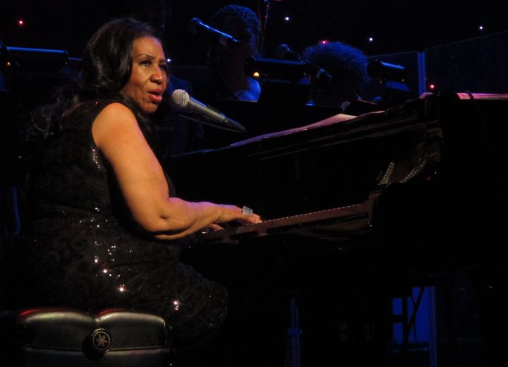 Aretha Franklin performed her greatest hits at the Microsoft Theater in L.A.