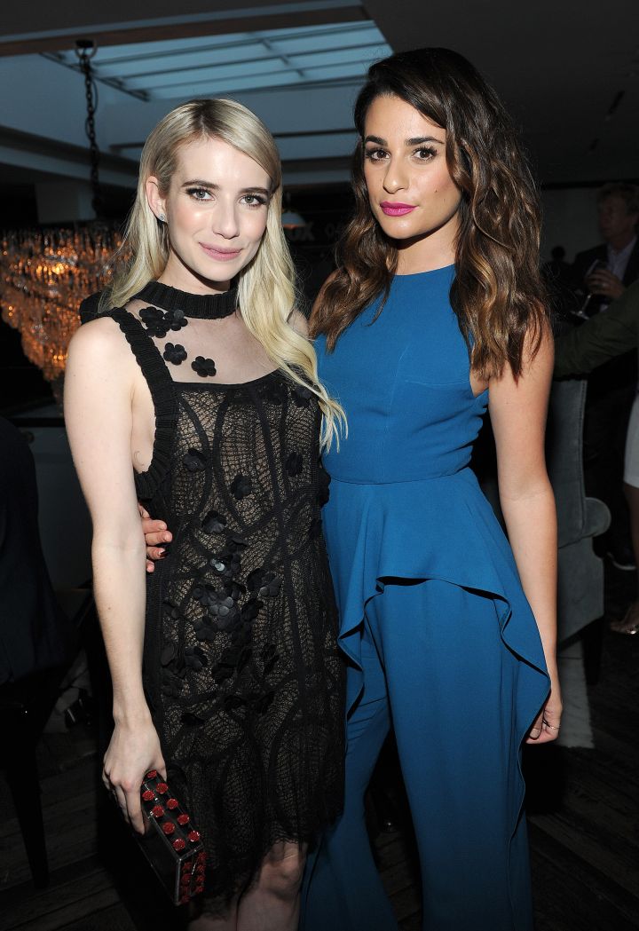 Emma Roberts and Lea Michele looked stunning at the Teen Choice Awards All Star Party.