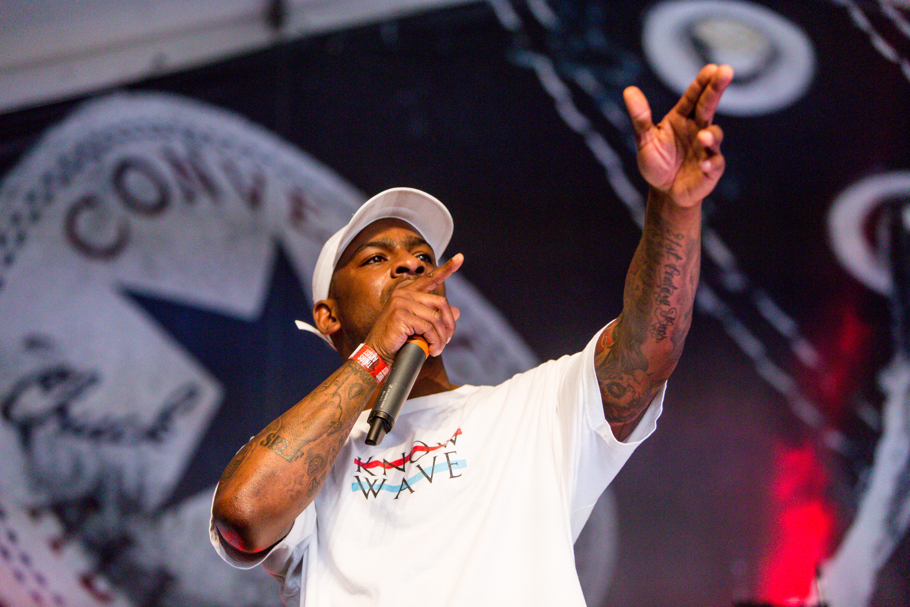 Skepta performs onstage at The FADER FORT Presented by Converse during SXSW on March 19, 2015 in Austin, Texas.