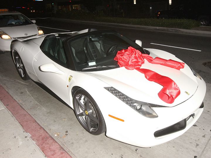 This is the $320K Ferrari Tyga bought Kylie for her 18th birthday.