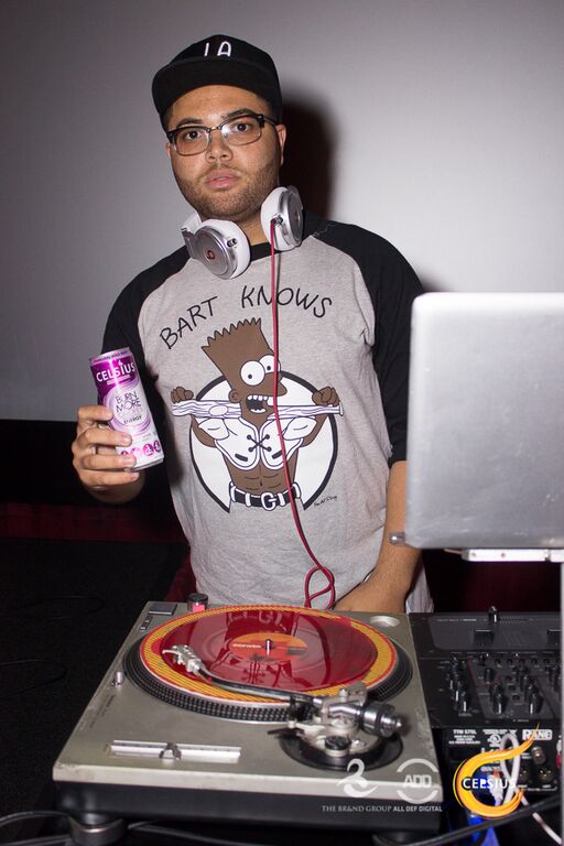 DJ Printz droppin’ beats at All Def Comedy Live.