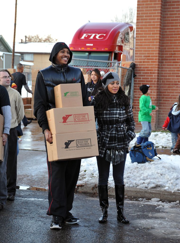 The couple that gives together, stays together.