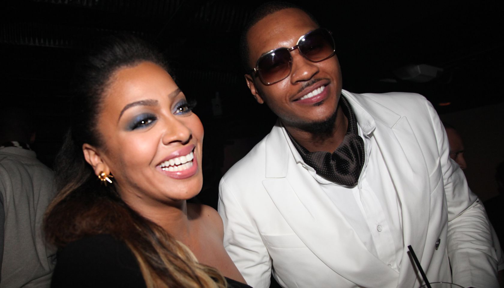 Carmelo and Lala Anthony