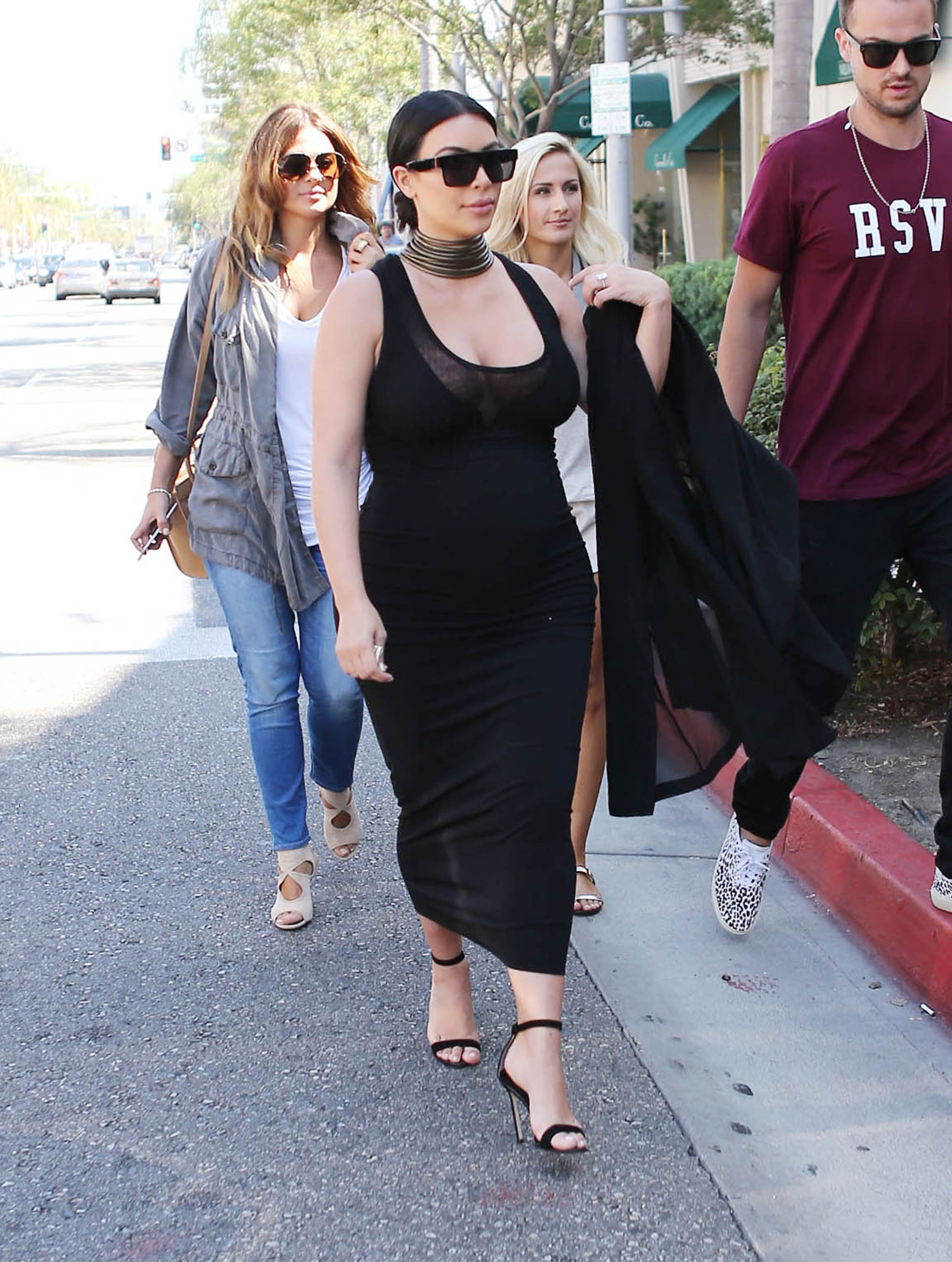 Kim Kardashian visits baby doctor in L.A.