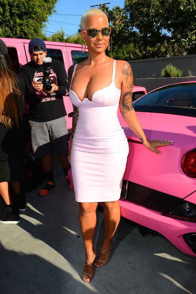 Amber Rose Launches Her Eye Glass Collection The Bash at Kitson