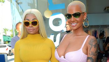 blac chyna Amber Rose Launches Her Eye Glass Collection The Bash at Kitson