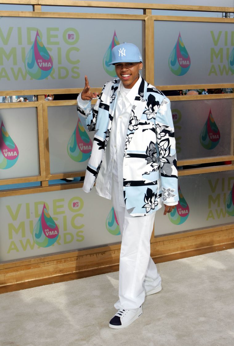 Oh, hey young, innocent Chris Brown.