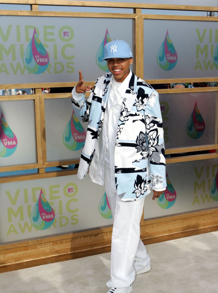 Oh, hey young, innocent Chris Brown.