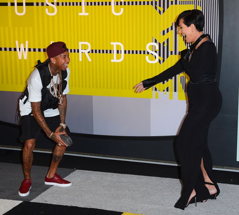 Hey Tyga!! WHAT ARE THOSE? Kris Jenner didn't say that, but we really wish she did.
