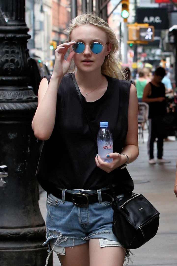 Dakota Fanning’s future is so bright she has to wear shades in Soho.