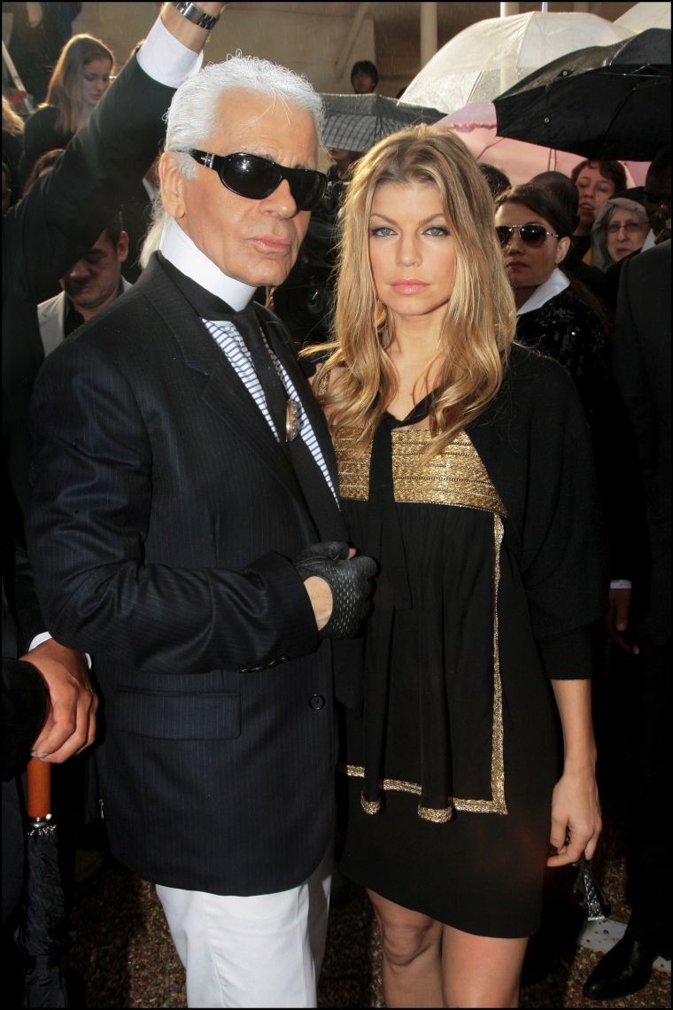 Fergie Ferg poses with Karl.