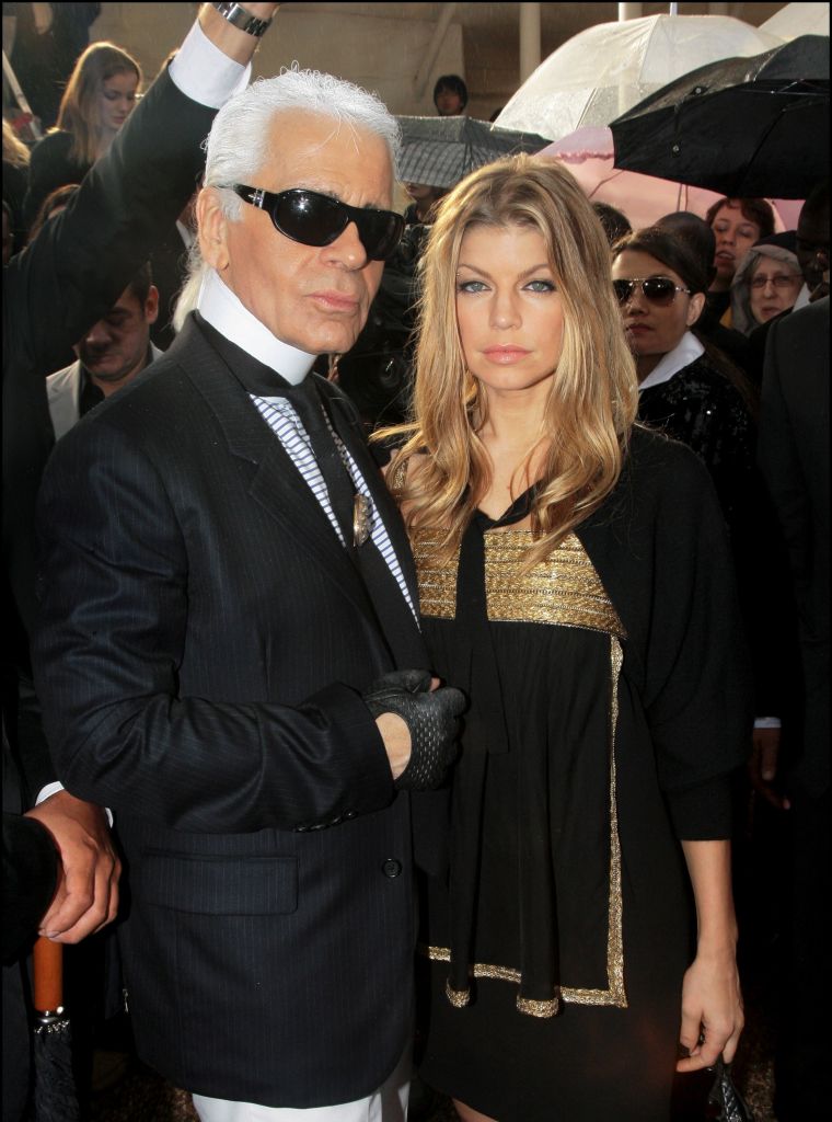 Fergie Ferg poses with Karl.