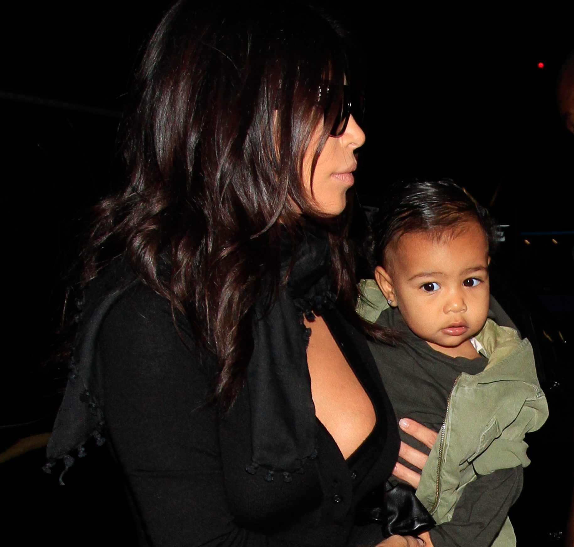 Kim Kardashian and North West