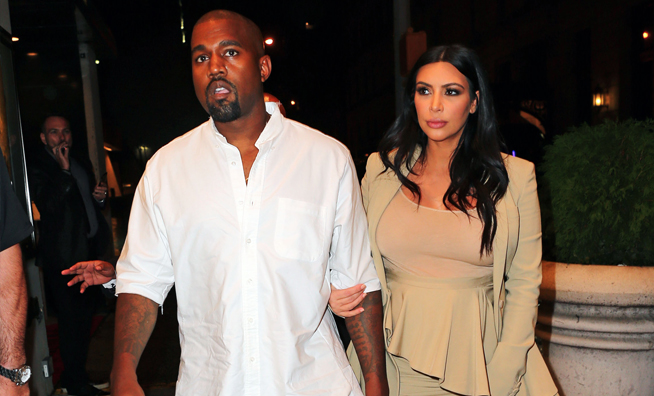 kim kardashian wearing Kanye West's Yeezy Season 2
