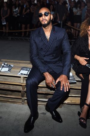 Swizz Beats attends the Givenchy show during Spring 2016 New York Fashion Wee