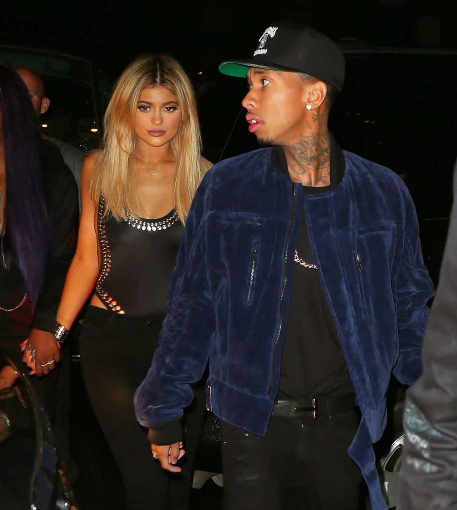 Kylie Jenner and Tyga go to Game nightclub after attending Alexander Wang in NYC