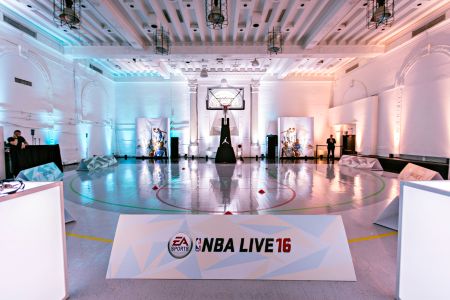 EA Sports’ NBA Live 16 Preview in New York City.