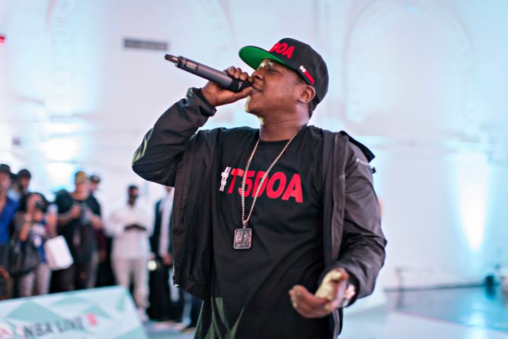 Jadakiss performs at EA Sports’ NBA Live Preview in New York City.