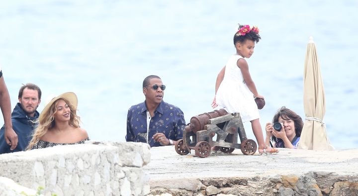 Beyonce, Jay Z, and Blue vacation in the South of France