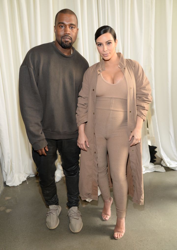 KimYe pose backstage after another successful show.