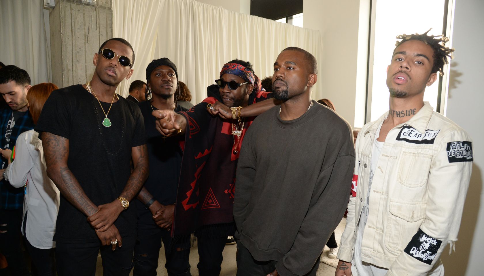 Celebrities attend Kanye West's Yeezy Season 2 show