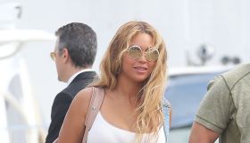 Beyonce, Jay Z, Blue Ivy Carter in the South of France