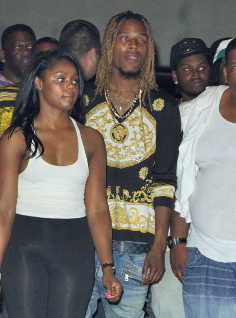 Fetty Wap was snapped leaving 1OAK with his crew.