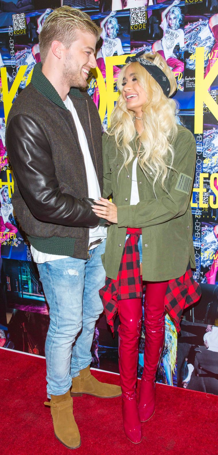 You gotta love something about a woman who would date a guy named Nic Nac Beats. Here’s a picture of Pia Mia and her new boo at the Magazine Launch in Downtown L.A.