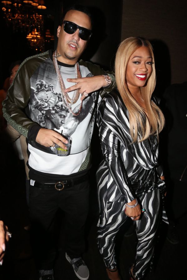 Trina and French Montana at 2013 Revolt Launch Party