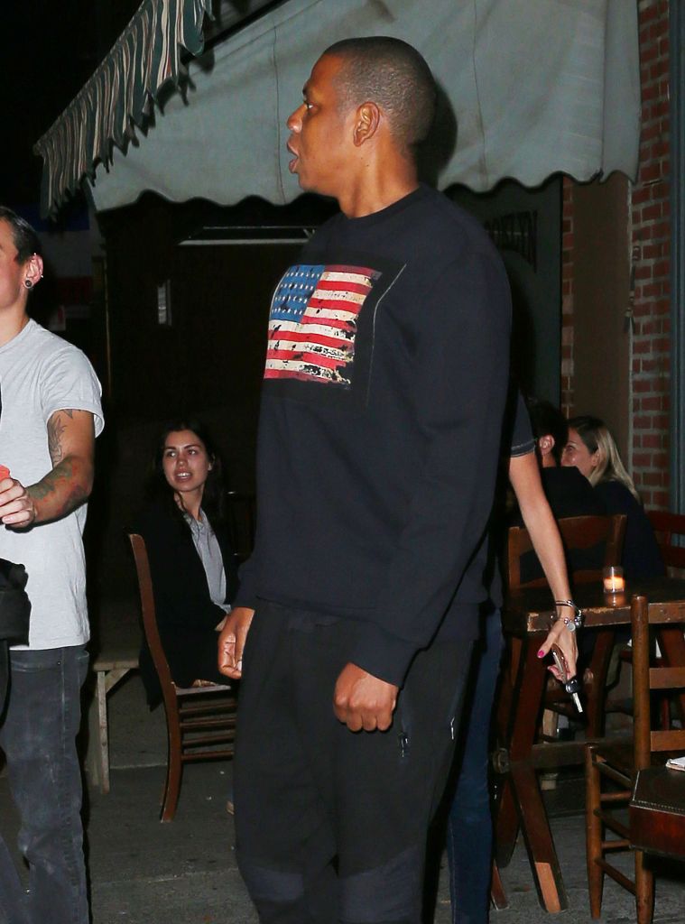 Hov was on hand in BK as well.