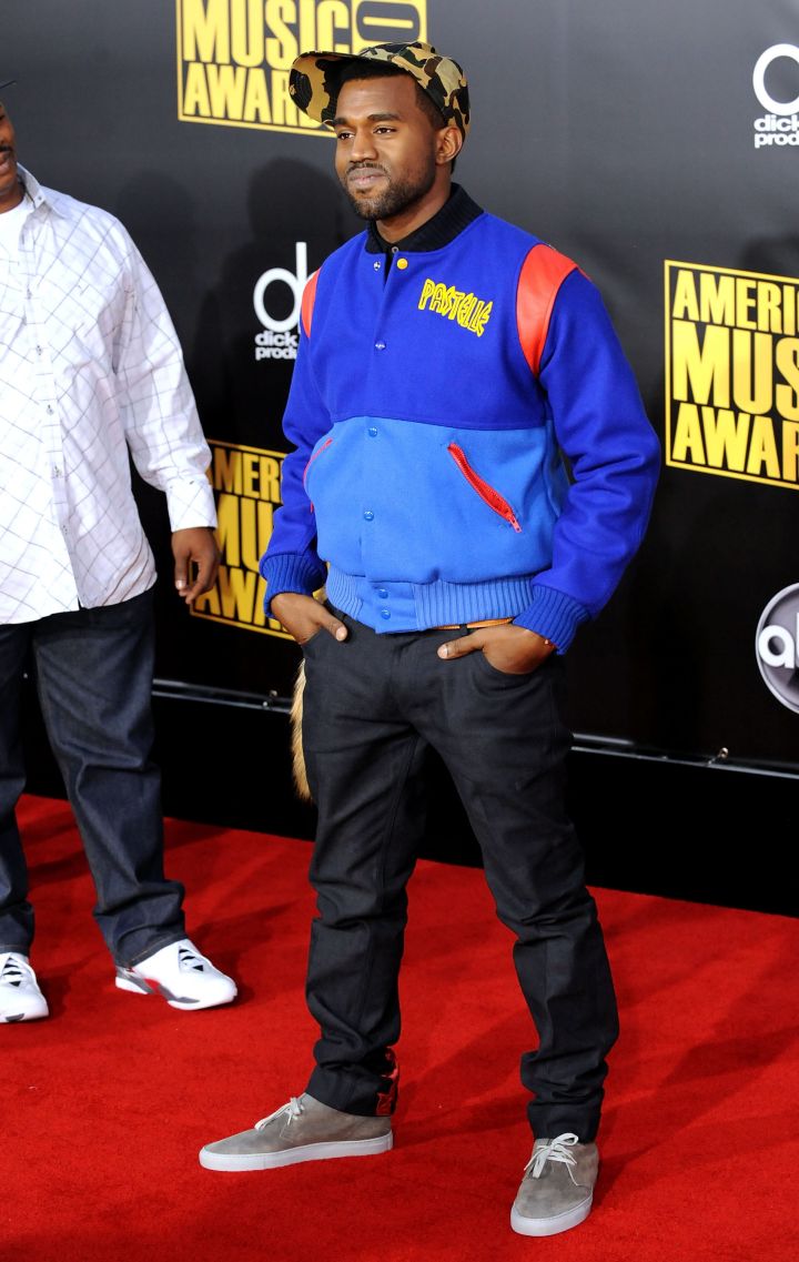 When his red carpet attire consisted of a fitted and kicks.