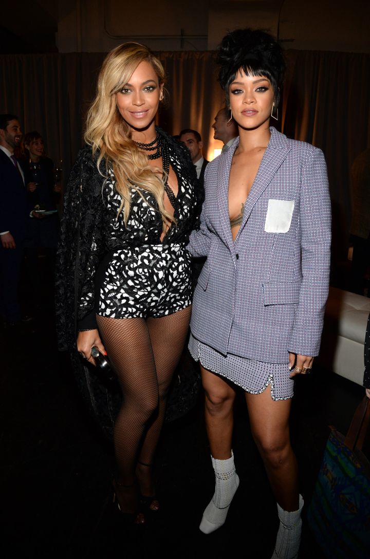 Beyonce shows her fellow TIDAL member Rihanna some love.