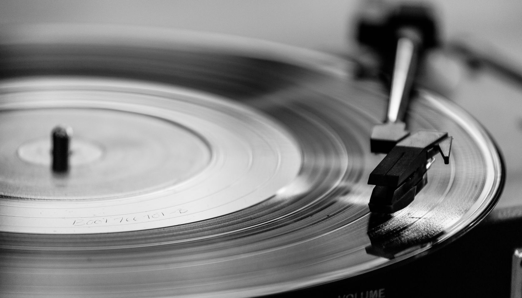 Close-Up Of Old Record Player