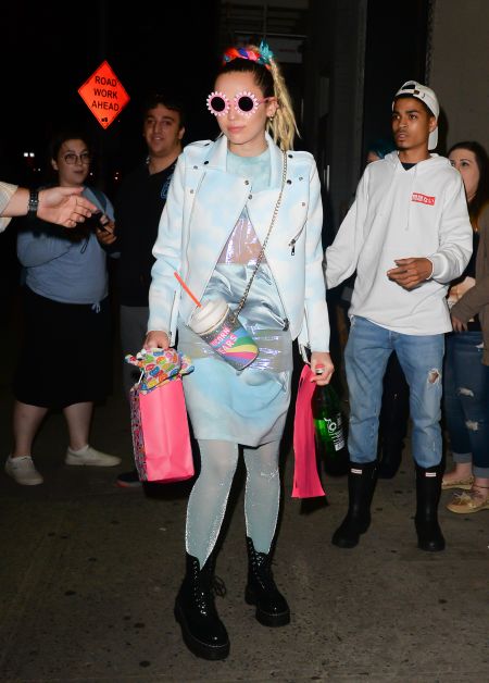 Miley Cyrus is a fashionista as she gears up to host SNL. But unfortunately, she’s still wearing those dreadlocks.