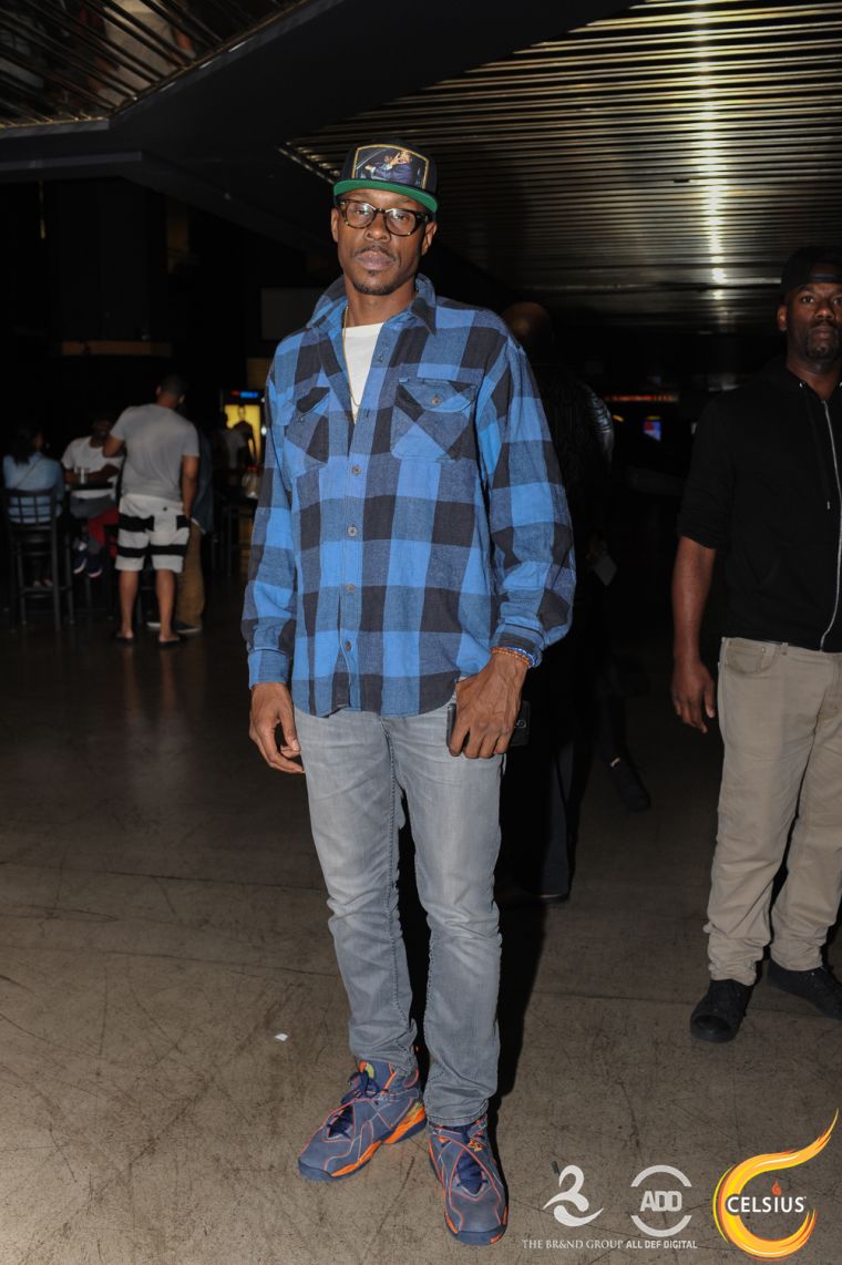 Wood Harris stopped by.