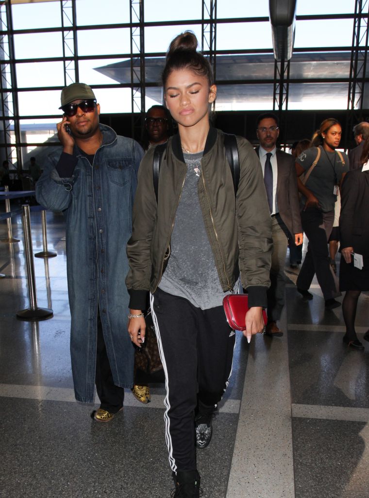 Zendaya keeps it so G at LAX. Isn't that why we love her so much?