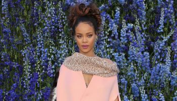Rihanna attends Dior fashion show in Paris