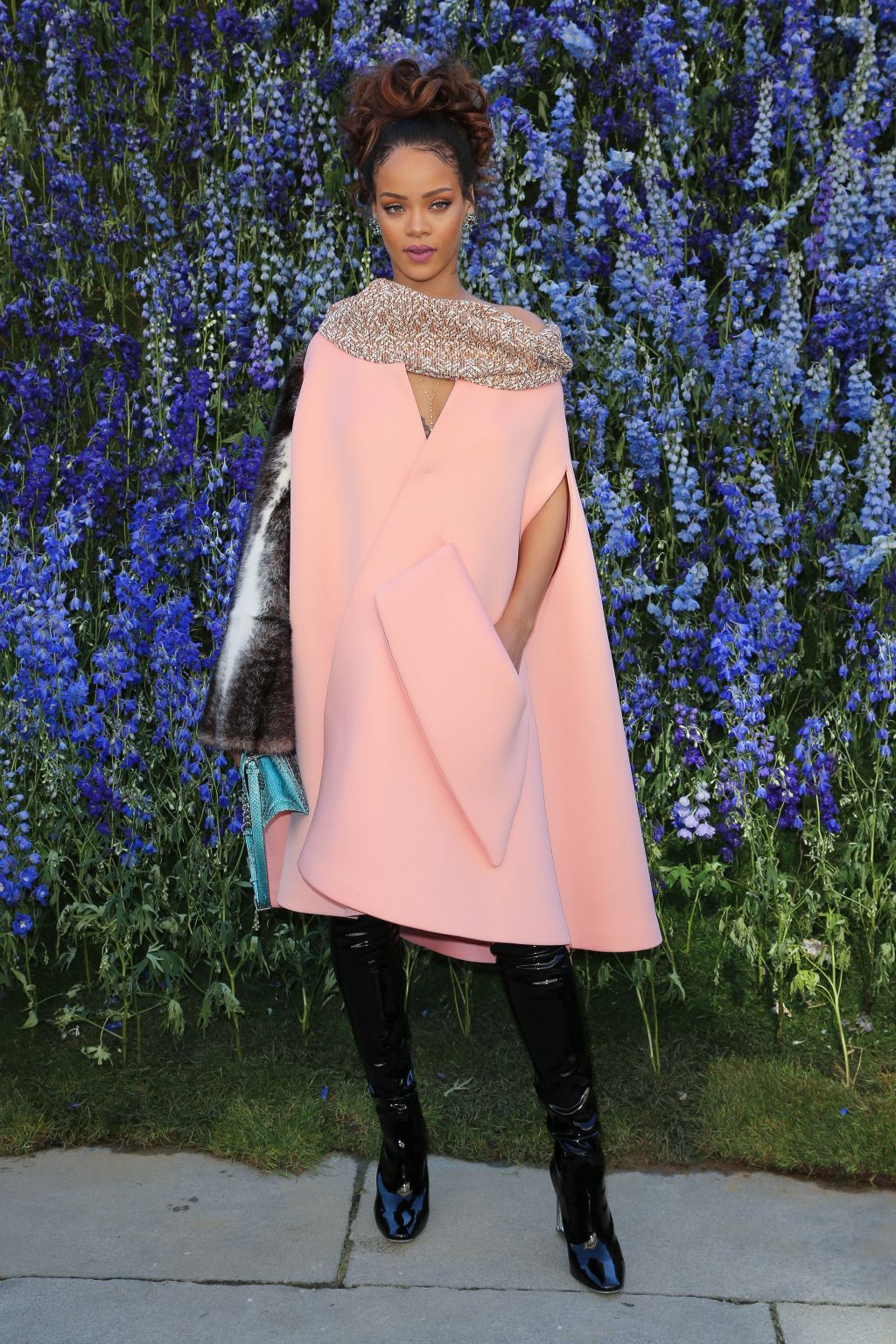 Rihanna attends Dior fashion show in Paris