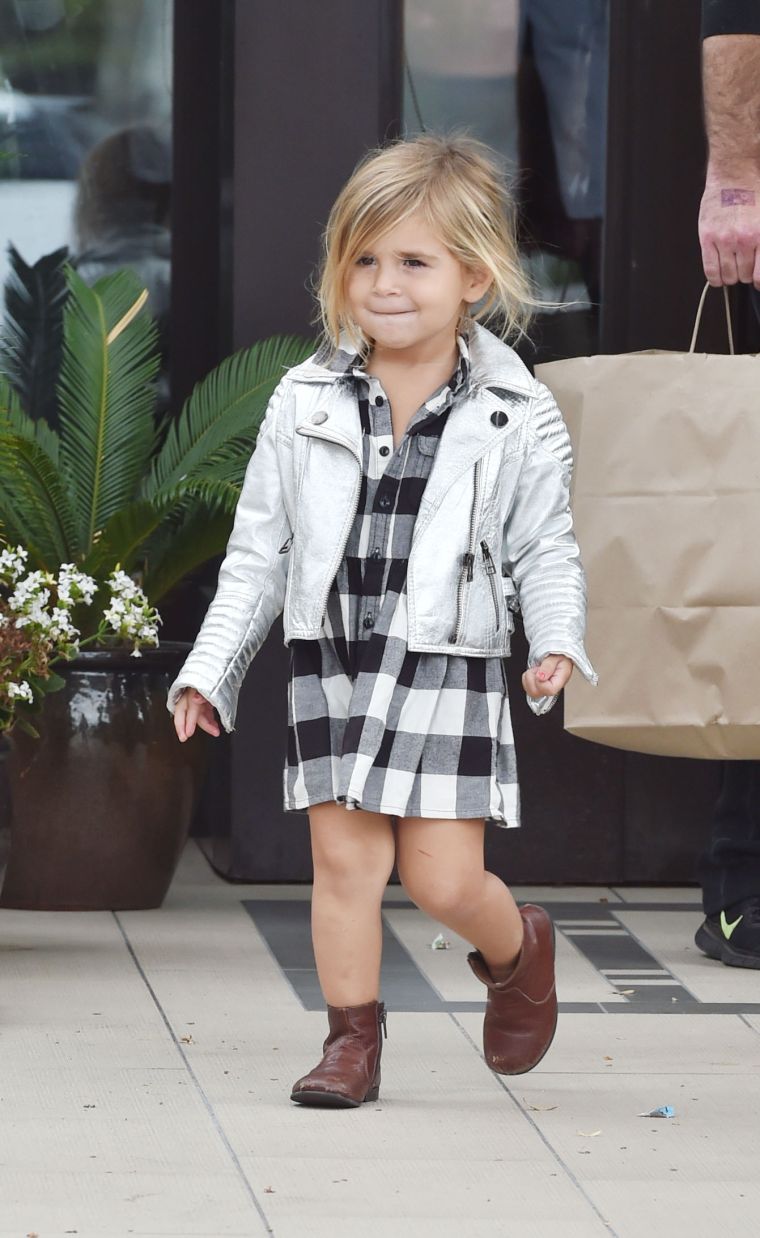 Kourtney Kardashian’s daughter Penelope Disick might be runner up in the most stylish celeb baby category.
