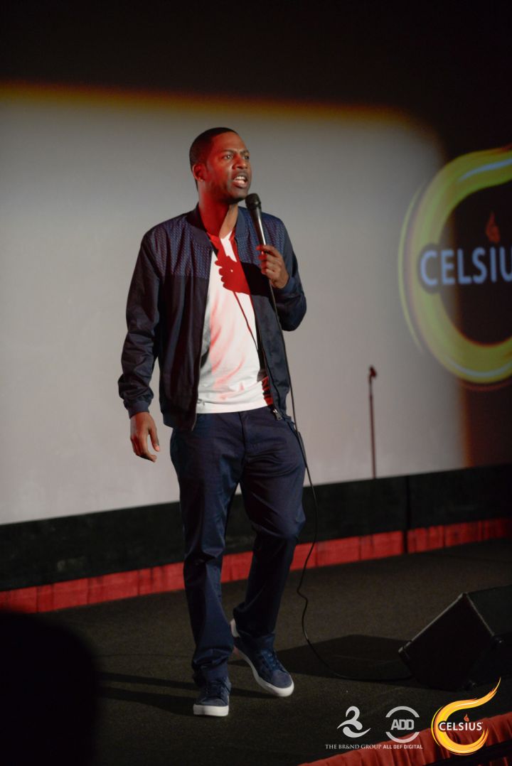 Tony Rock hits the stage.