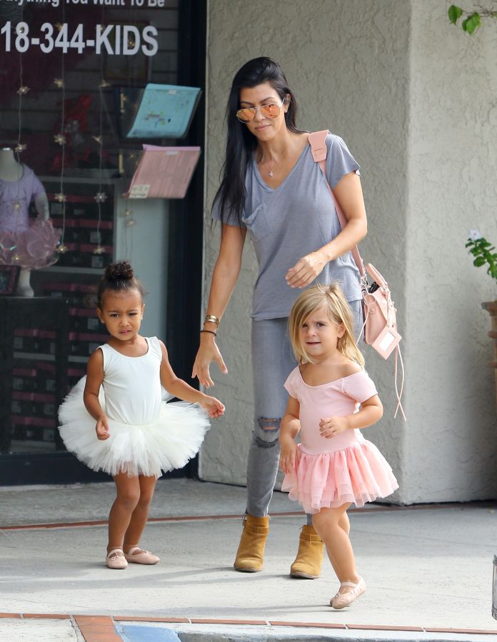 North West, Kourtney Kardashian,