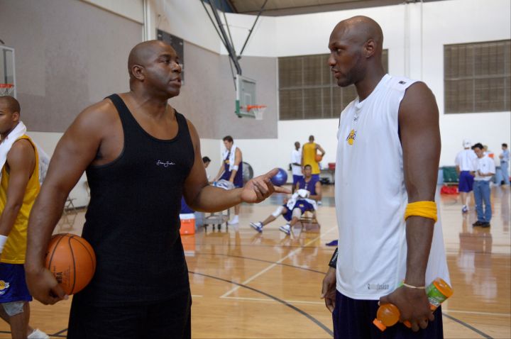 Former Laker star Magic Johnson chatted with LO