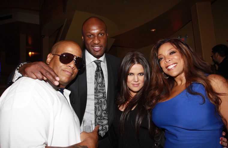 Lamar and Khloe double dated with Wendy Williams and her hubby? Who knew