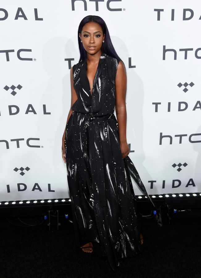 Celebrities arrive to the Tidal X 10/20 show in Brooklyn