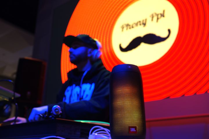 DJ Wonder Djing at JBL’s “Pulse 2” Launch Event