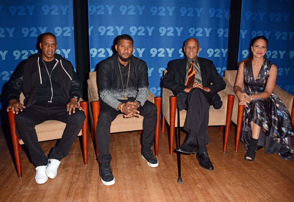 jay z, harry belafonte, usher, and soledad o'brien "breaking the chains"