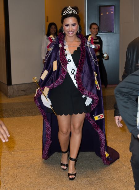 Demi Lovato got into the spirit as a Trap Queen.