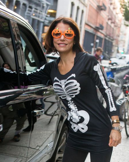Bethenny Frankel showed off her Halloween spirit in NYC.